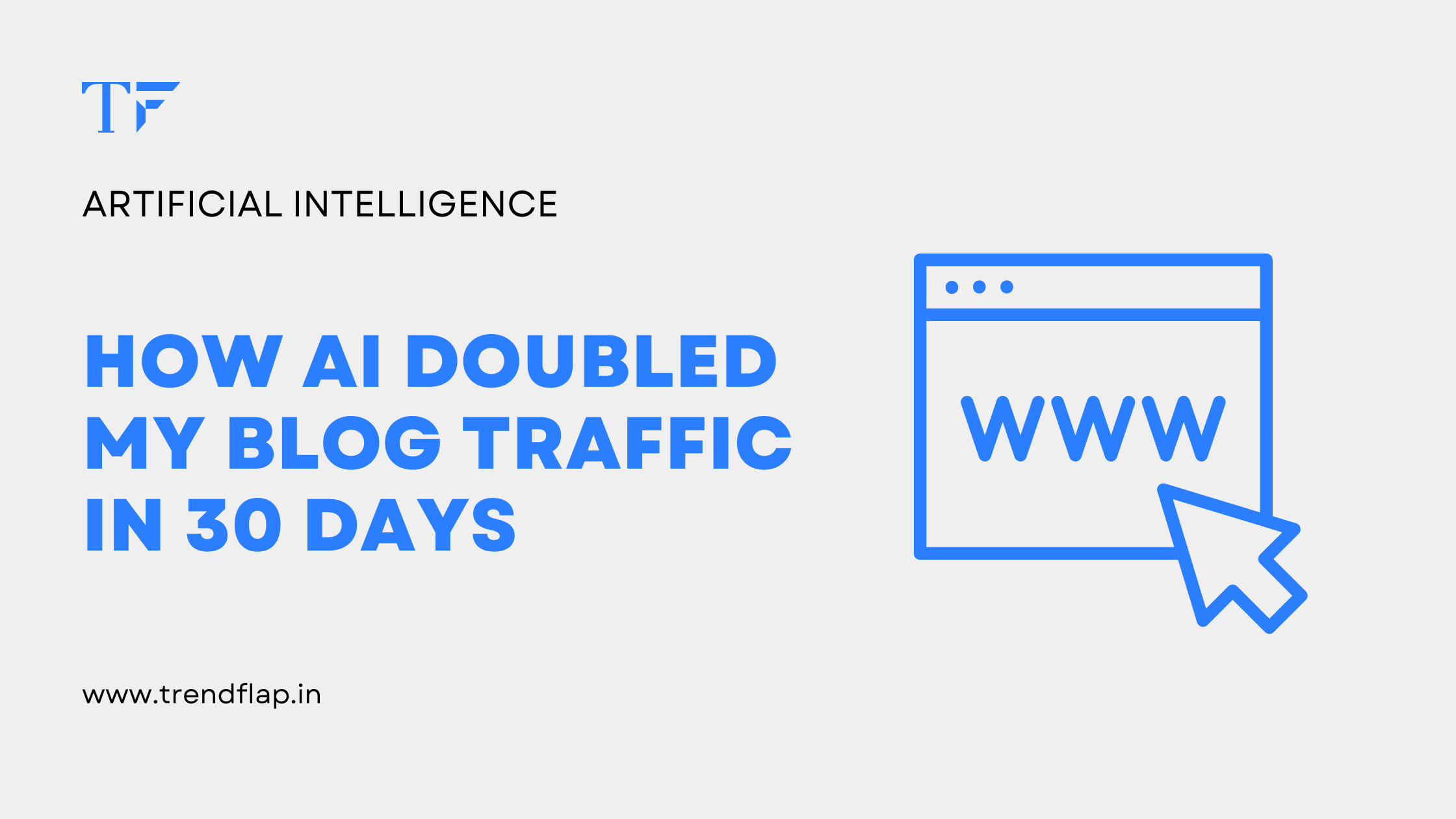 AI Doubled Blog Traffic